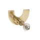 White and Gold Semicircle Mother of Pearl Drawer Knobs
